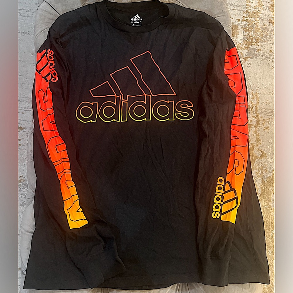 Adidas Black Long Sleeve T-Shirt